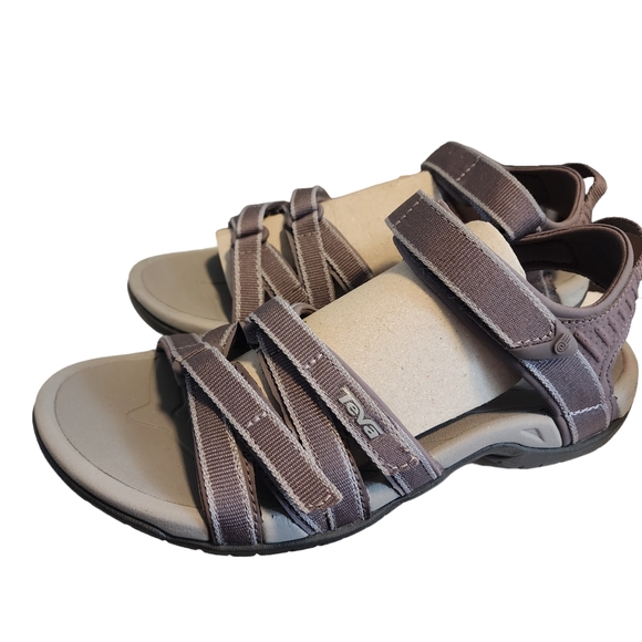 EUC Teva Purple Grey Lavender Tirra 4266 Hiking Adjustable Sandals - Picture 6 of 8
